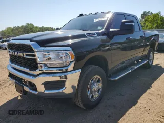 2023 Ram 2500 Tradesman with VIN 3C6UR5CJ9PG512233, listed as a Copart auction lot 68527854 with 5,819 mi miles and Salvage Title. Bid and sale history available at carsss.com. Image 1.