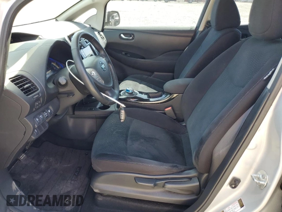 2016 Nissan LEAF S with VIN 1N4BZ0CP8GC306384, listed as a Copart auction lot 52781865 with 53,870 mi miles and Salvage Title. Bid and sale history available at carsss.com. Image 7.