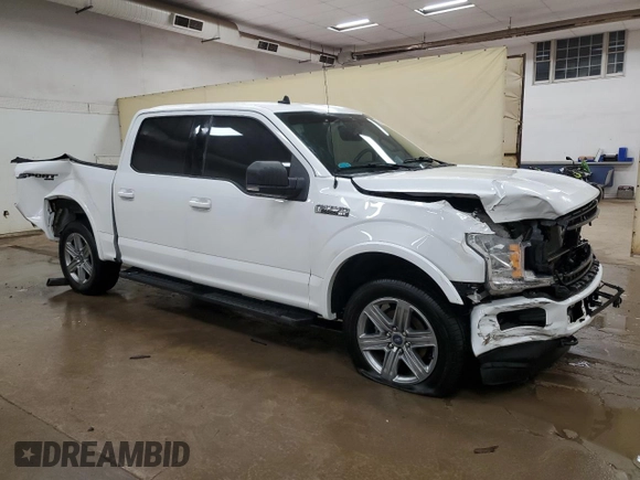 2019 Ford F-150 XL с VIN 1FTEW1EP9KFA70919, выставлен на аукционе Copart как лот 56696865 с пробегом 97 473 миль миль и Чистый • Clean title. История ставок и продаж доступна на DreamBid. Изображение 4.