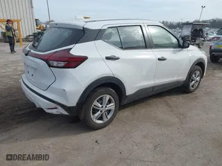 2024 Nissan Kicks S with VIN 3N1CP5BV0RL595059, listed as a IAAI auction lot 41800445 with 590 mi miles. Bid and sale history available at carsss.com. Image 4.