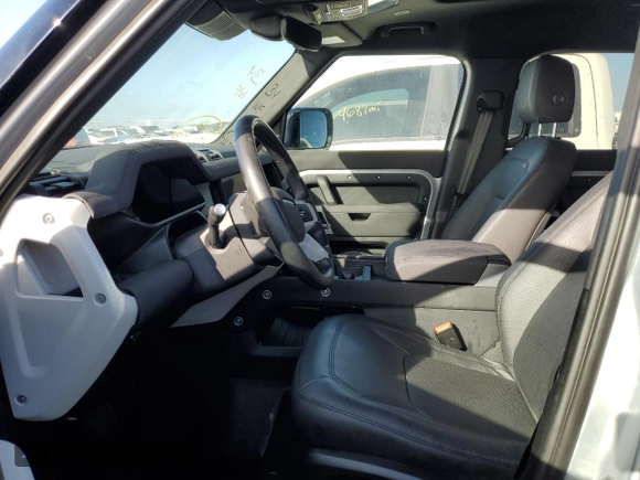 2023 Land Rover Defender SE with VIN SALEP7EU6P2141359, listed as a Copart auction lot 73926614 with Not provided miles and Salvage title. Bid and sale history available at DreamBid. Image 7.