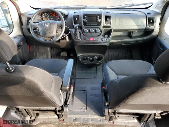 2021 Ram ProMaster Cargo Van with VIN 3C6LRVDG0ME579177, listed as a Copart auction lot 84219214 with 179,671 mi miles and Salvage Title. Bid and sale history available at carsss.com. Image 8.