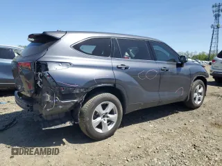 2020 Toyota Highlander LE with VIN 5TDBZRBH0LS010616, listed as a Copart auction lot 54937455 with 77,606 mi miles and Salvage title. Bid and sale history available at DreamBid. Image 3.