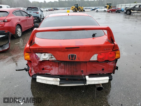 2004 Acura RSX with VIN JH4DC54864S010269, listed as a Copart auction lot 78863424 with 163,490 mi miles and Salvage Title. Bid and sale history available at carsss.com. Image 6.