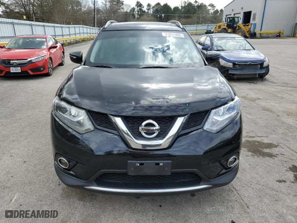 2016 Nissan Rogue SV with VIN 5N1AT2MT9GC879823, listed as a Copart auction lot 43831005 with 177,601 mi miles and Salvage Title. Bid and sale history available at carsss.com. Image 5.