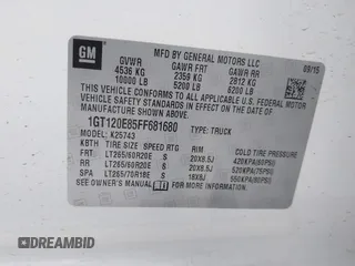 2015 GMC Sierra 2500HD Denali with VIN 1GT120E85FF681680, listed as a IAAI auction lot 42081711 with 67,676 mi miles and . Bid and sale history available at DreamBid. Image 9.