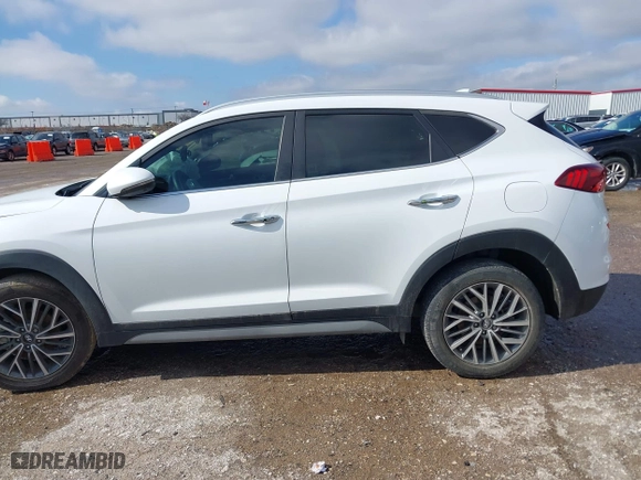 2021 Hyundai Tucson Limited with VIN KM8J33AL5MU410311, listed as a IAAI auction lot 41395702 with 55,562 mi miles. Bid and sale history available at carsss.com. Image 14.