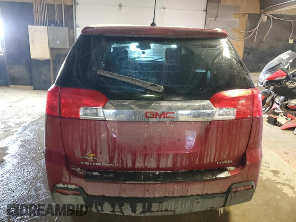 2014 GMC Terrain SLE with VIN 2GKFLVEKXE6180504, listed as a Copart auction lot 45851115 with 118,552 mi miles and Salvage Title. Bid and sale history available at carsss.com. Image 6.