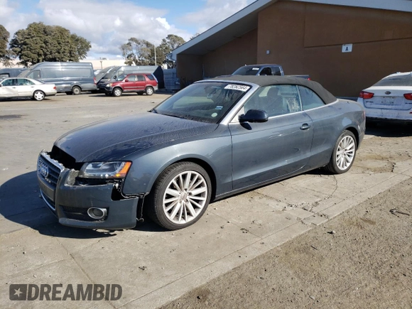 2010 Audi A5 Premium Plus z VIN WAULFAFH9AN012289, wystawiony jako Copart lot #78282564 z przebiegiem 130 844 mil mil oraz Szkoda całkowita • Salvage title. Historia ofert i sprzedaży dostępna na DreamBid. Obrazek 1.