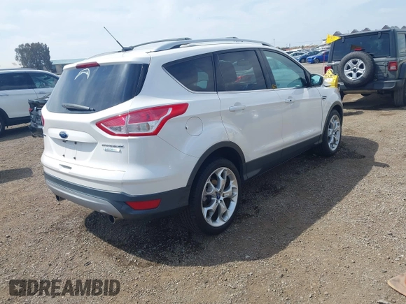 2013 Ford Escape Titanium with VIN 1FMCU0J96DUC24768, listed as a IAAI auction lot 42024198 with 93,080 mi miles. Bid and sale history available at carsss.com. Image 4.
