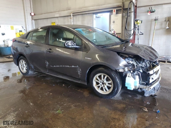 2019 Toyota Prius L Eco with VIN JTDKARFU0K3091731, listed as a Copart auction lot 46832955 with 98,327 mi miles and Salvage Title. Bid and sale history available at carsss.com. Image 4.