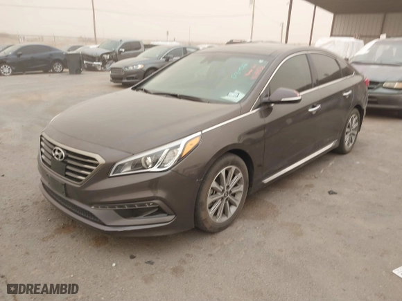 2016 Hyundai Sonata 2.4L Sport with VIN 5NPE34AF8GH299712, listed as a IAAI auction lot 41744132 with 41,166 mi miles. Bid and sale history available at carsss.com. Image 16.