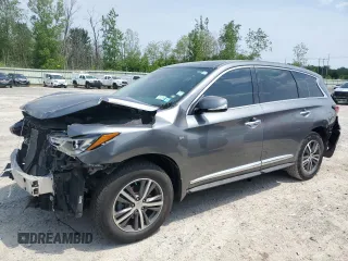 2019 Infiniti QX60 Luxe с VIN 5N1DL0MM8KC534334, выставлен на аукционе Copart как лот 61043815 с пробегом 81 744 миль миль и Списание • Salvage title. История ставок и продаж доступна на DreamBid. Изображение 1.