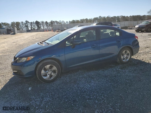 2015 Honda Civic Sedan LX with VIN 2HGFB2F57FH519071, listed as a Copart auction lot 88987135 with 80,397 mi miles and Salvage Title. Bid and sale history available at carsss.com. Image 1.