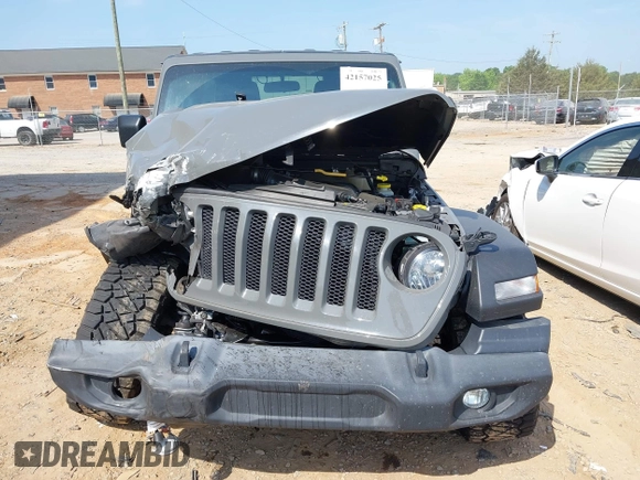 2019 Jeep Wrangler Unlimited Sport S with VIN 1C4HJXDG3KW662946, listed as a IAAI auction lot 42157025 with 26,096 mi miles and . Bid and sale history available at DreamBid. Image 11.