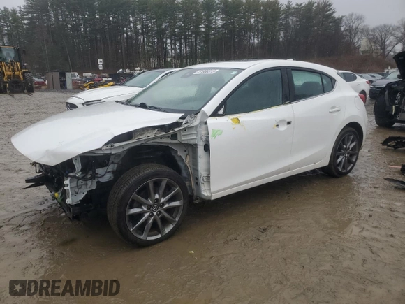 2018 Mazda 3 Touring with VIN 3MZBN1L31JM214352, listed as a Copart auction lot 51966315 with 67,555 mi miles and Salvage Title. Bid and sale history available at DreamBid. Image 1.
