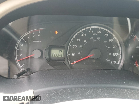 2011 Toyota Sienna LE AAS with VIN 5TDKK3DCXBS126391, listed as a Copart auction lot 62604005 with 252,346 mi miles and Salvage title. Bid and sale history available at DreamBid. Image 9.