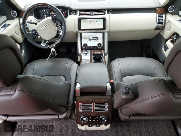 2020 Land Rover Range Rover P525 HSE with VIN SALGS2SE6LA584151, listed as a Copart auction lot 55283835 with 53,622 mi miles and Salvage title. Bid and sale history available at DreamBid. Image 8.