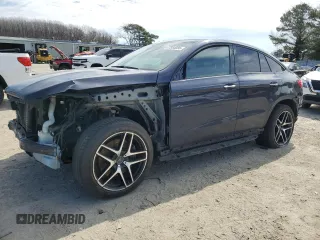 2018 Mercedes-Benz GLE 43 AMG z VIN 4JGED6EB9JA110043, wystawiony jako Copart lot #47554085 z przebiegiem 155 587 mil mil oraz Szkoda całkowita • Salvage title. Historia ofert i sprzedaży dostępna na DreamBid. Obrazek 1.
