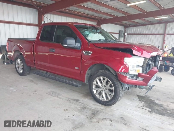 2015 Ford F-150 XL with VIN 1FTEX1CP1FFC30569, listed as a IAAI auction lot 41836652 with 126,443 mi miles. Bid and sale history available at carsss.com. Image 1.