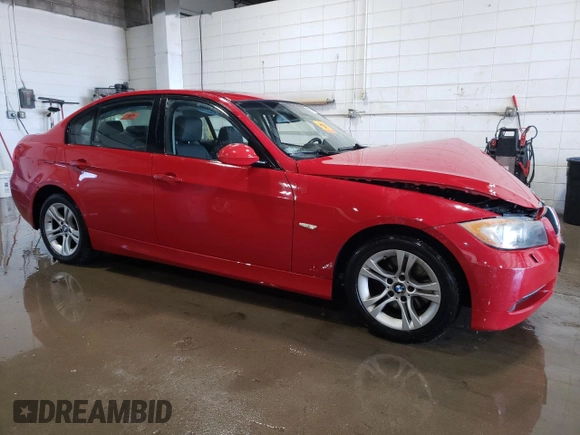 2008 BMW 3 Series 328xi with VIN WBAVC93508K038009, listed as a Copart auction lot 50798115 with 116,383 mi miles and Non repairable. Bid and sale history available at DreamBid. Image 4.