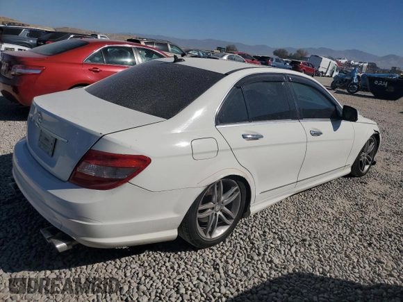2009 Mercedes-Benz C 300 Sport with VIN WDDGF54X89R055926, listed as a Copart auction lot 73758014 with Not provided miles and Salvage title. Bid and sale history available at DreamBid. Image 3.