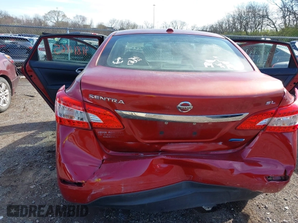 2014 Nissan Sentra SR with VIN 3N1AB7AP7EY316174, listed as a IAAI auction lot 41811865 with 131,625 mi miles and . Bid and sale history available at DreamBid. Image 6.