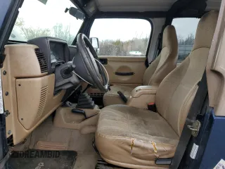 2001 Jeep Wrangler SE with VIN 1J4FA29P51P323174, listed as a Copart auction lot 82175184 with 262,098 mi miles and Clean Title. Bid and sale history available at carsss.com. Image 7.