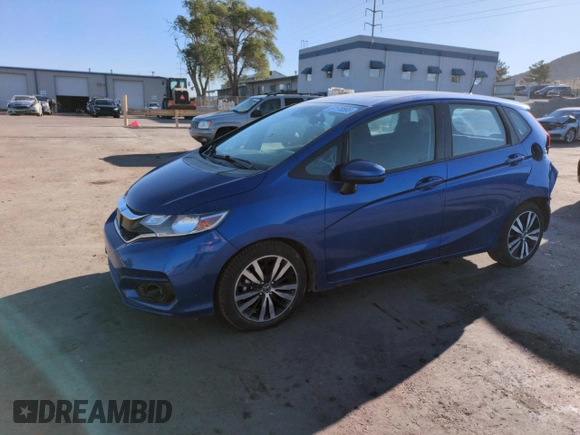 2018 Honda Fit EX with VIN 3HGGK5H82JM712526, listed as a Copart auction lot 57178595 with 99,850 mi miles and Salvage title. Bid and sale history available at DreamBid. Image 1.
