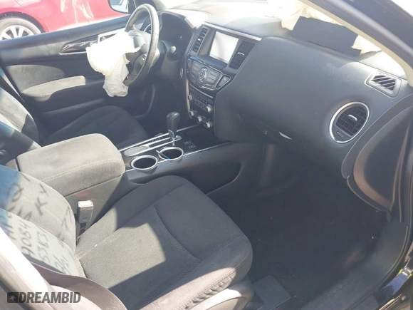 2016 Nissan Pathfinder S with VIN 5N1AR2MN1GC614877, listed as a IAAI auction lot 41198290 with 85,356 mi miles. Bid and sale history available at carsss.com. Image 5.
