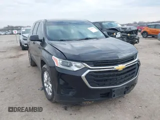 2020 Chevrolet Traverse LS with VIN 1GNERFKW7LJ313519, listed as a IAAI auction lot 41583715 with 100,233 mi miles. Bid and sale history available at carsss.com. Image 1.