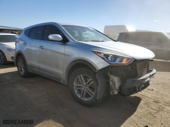 2017 Hyundai Santa Fe Sport 2.4L with VIN 5XYZTDLB1HG428233, listed as a Copart auction lot 43376965 with 140,128 mi miles and Salvage Title. Bid and sale history available at carsss.com. Image 4.