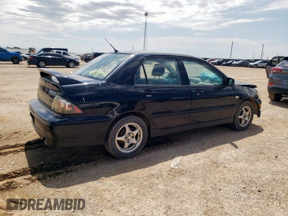 2002 Mitsubishi Lancer OZ-Rally z VIN JA3AJ86E32U001737, wystawiony jako Copart lot #59275695 z przebiegiem 177 332 mil mil oraz Szkoda całkowita • Salvage title. Historia ofert i sprzedaży dostępna na DreamBid. Obrazek 3.