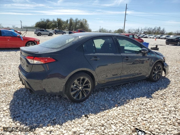 2024 Toyota Corolla SE with VIN 5YFS4MCE9RP211423, listed as a Copart auction lot 49049365 with 12,222 mi miles and Salvage Title. Bid and sale history available at carsss.com. Image 3.