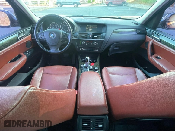 2013 BMW X3 xDrive28i with VIN 5UXWX9C57D0A31965, listed as a Copart auction lot 56250005 with 150,097 mi miles and Clean Title. Bid and sale history available at DreamBid. Image 9.