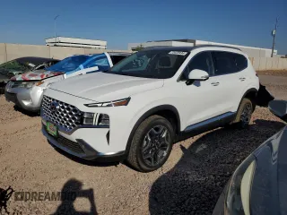 2023 Hyundai Santa Fe Hybrid SEL Premium with VIN 5NMS3DA12PH010599, listed as a Copart auction lot 73428934 with 27,445 mi miles and Salvage Title. Bid and sale history available at carsss.com. Image 1.