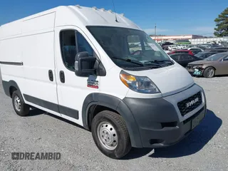 2019 Ram ProMaster Cargo with VIN 3C6TRVCG3KE511485, listed as a IAAI auction lot 41656076 with 180,161 mi miles and . Bid and sale history available at DreamBid. Image 1.