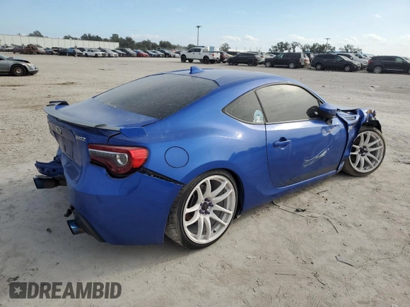 2020 Subaru BRZ Limited with VIN JF1ZCAC15L8703565, listed as a Copart auction lot 41438915 with 43,269 mi miles and Non Repairable. Bid and sale history available at carsss.com. Image 3.