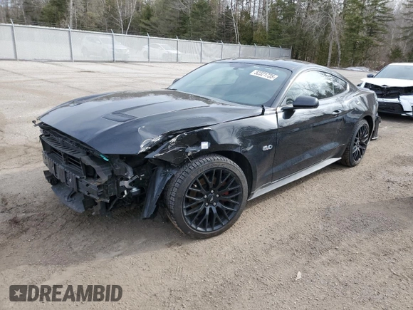2019 Ford Mustang EcoBoost с VIN 1FA6P8TH2K5102546, выставлен на аукционе Copart как лот 52321735 с пробегом 90 127 миль миль и Списание • Salvage title. История ставок и продаж доступна на DreamBid. Изображение 1.