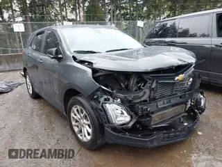 2020 Chevrolet Equinox LS with VIN 3GNAXHEV6LS501658, listed as a IAAI auction lot 41980000 with 77,963 mi miles. Bid and sale history available at carsss.com. Image 1.