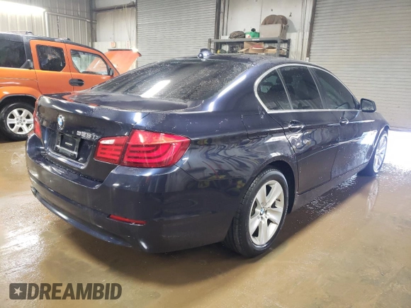2011 BMW 5 Series 528i with VIN WBAFR1C54BC673353, listed as a Copart auction lot 48956775 with 115,359 mi miles and Salvage Title. Bid and sale history available at carsss.com. Image 3.