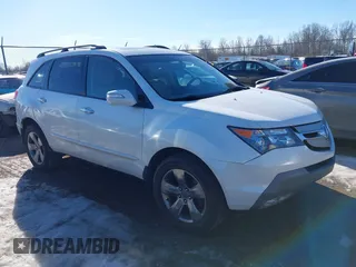 2008 Acura MDX Sport/Pwr Tail Gate with VIN 2HNYD28748H556527, listed as a IAAI auction lot 41443122 with 214,945 mi miles. Bid and sale history available at carsss.com. Image 1.