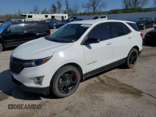 2019 Chevrolet Equinox LT with VIN 2GNAXLEX6K6171487, listed as a Copart auction lot 51326145 with 124,988 mi miles and Salvage Title. Bid and sale history available at DreamBid. Image 1.