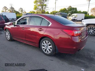 2015 Subaru Legacy Premium with VIN 4S3BNBE66F3033675, listed as a IAAI auction lot 41979035 with 136,591 mi miles and . Bid and sale history available at DreamBid. Image 3.