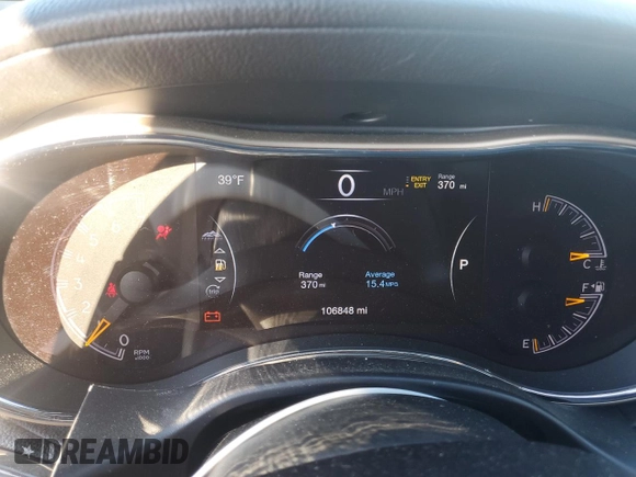2017 Jeep Grand Cherokee Overland with VIN 1C4RJFCT7HC684746, listed as a Copart auction lot 83259314 with 106,848 mi miles and Salvage Title. Bid and sale history available at carsss.com. Image 9.