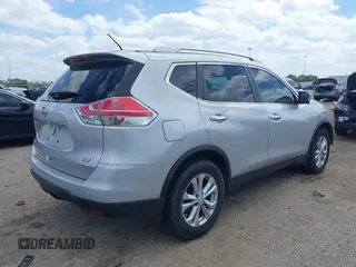 2016 Nissan Rogue S with VIN KNMAT2MT7GP595135, listed as a IAAI auction lot 41807286 with 103,576 mi miles and . Bid and sale history available at DreamBid. Image 4.