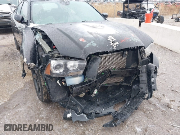2014 Dodge Charger RT Plus with VIN 2C3CDXDT5EH281332, listed as a IAAI auction lot 41487192 with 87,667 mi miles. Bid and sale history available at carsss.com. Image 6.