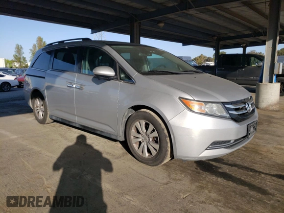 2014 Honda Odyssey EX-L with VIN 5FNRL5H62EB119570, listed as a Copart auction lot 53001525 with 197,509 mi miles and Clean Title. Bid and sale history available at DreamBid. Image 4.