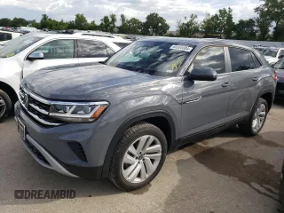 2021 Volkswagen Atlas SE with VIN 1V2KC2CA8MC224815, listed as a Copart auction lot 65368004 with 37,362 mi miles and Salvage title. Bid and sale history available at DreamBid. Image 1.