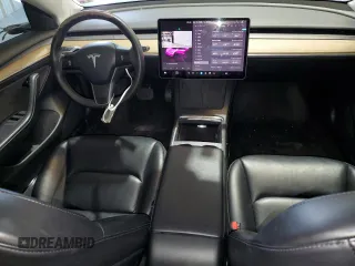 2022 Tesla Model 3 with VIN 5YJ3E1EA7NF189955, listed as a Copart auction lot 53149885 with 111,074 mi miles and Salvage Title. Bid and sale history available at DreamBid. Image 8.